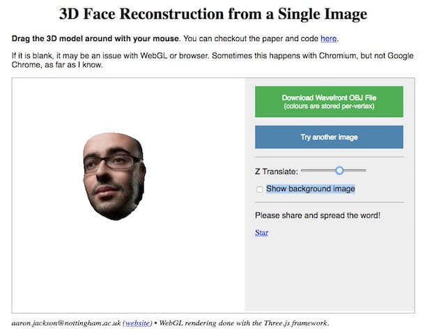 How to create 3D face