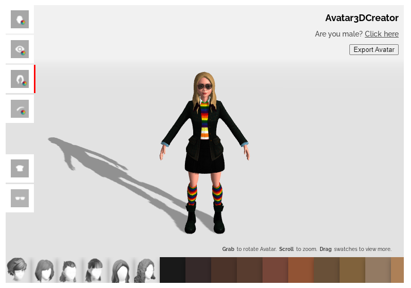Wordpress Plugin Avatar 3D Creator – Create your 3D Character – AVATAR CREATOR