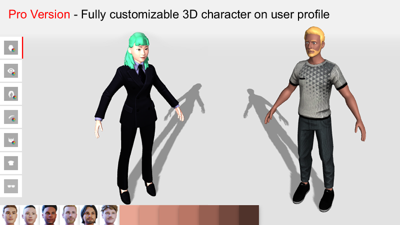 3D avatar creator for WordPress VRChat profiles: Tạo hồ sơ VRChat cho WordPress của bạn với 3D avatar creator! Chỉ cần sử dụng plugin đơn giản để tạo ra một hồ sơ độc đáo và thu hút người dùng. Trải nghiệm ảo tuyệt vời với 3D avatar của riêng bạn.