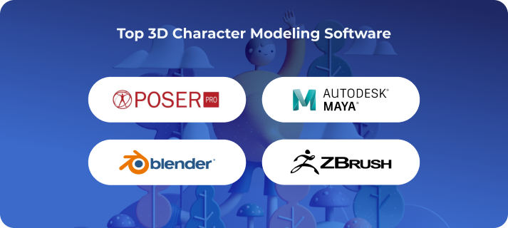 3Software de modelado de personajes D