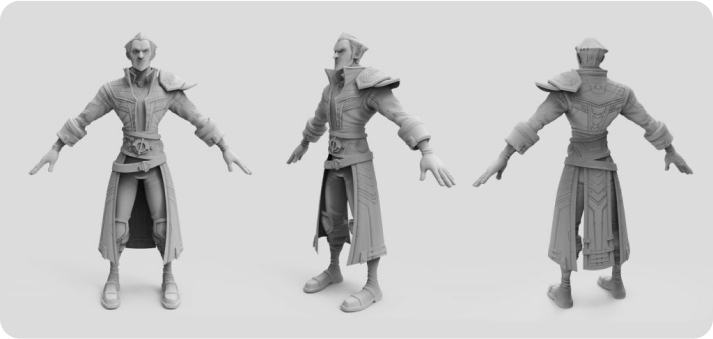 3d modellazione dei personaggi 